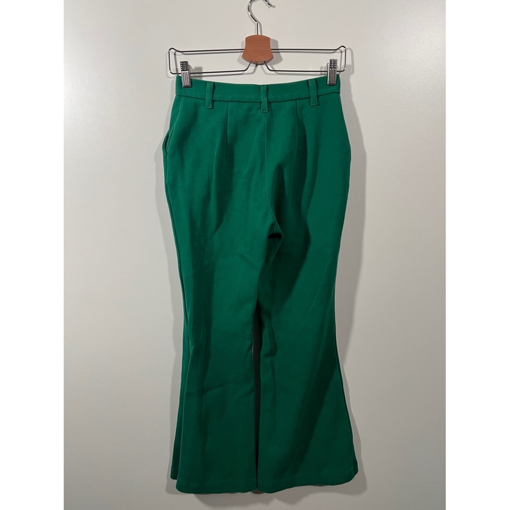 Urban Outfitters UO Isabella High-waisted Flare Pant In Green Size Small - Picture 3 of 11